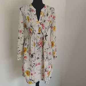 Floral Linen Dress